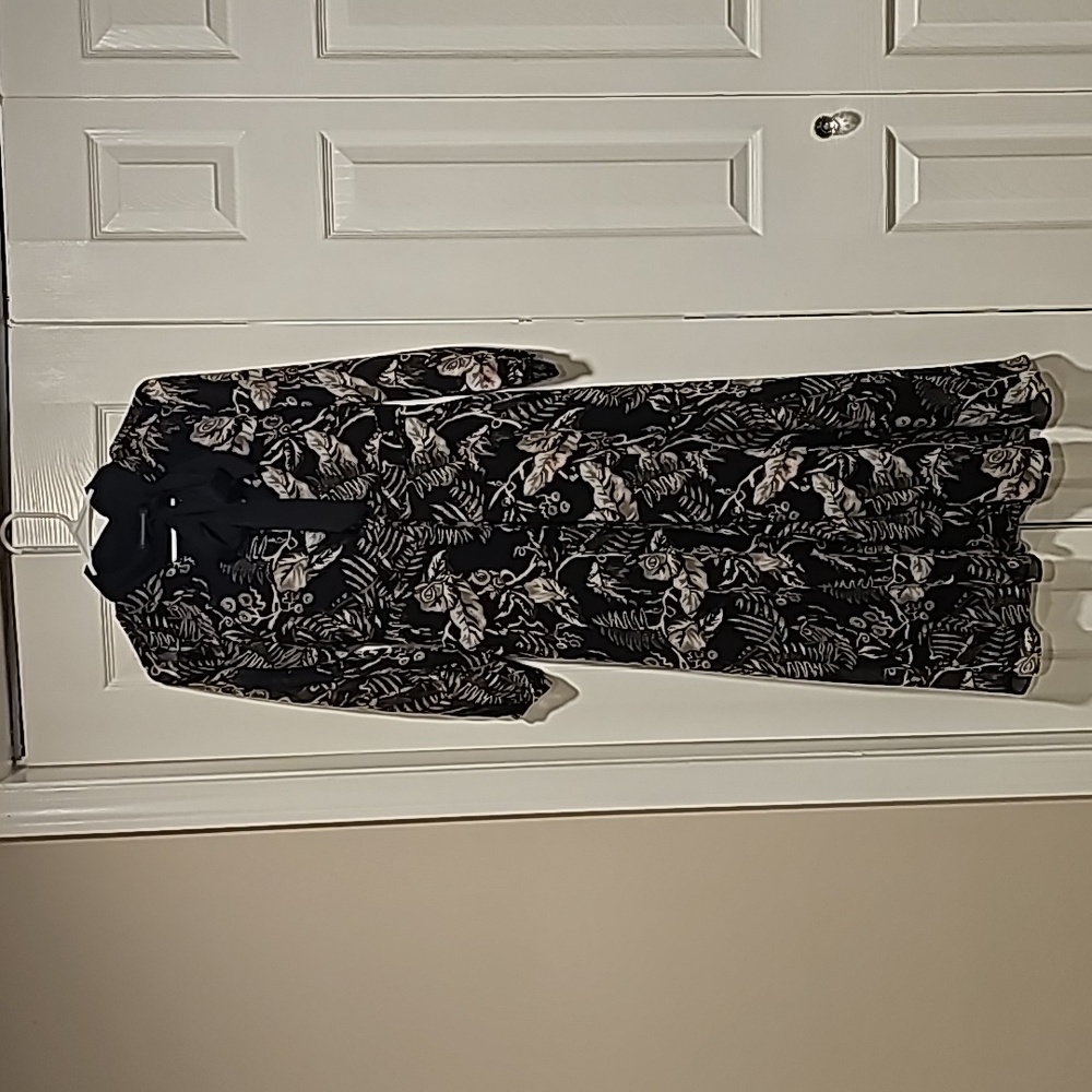 Banana Republic Sheer Pattern Maxi Dress